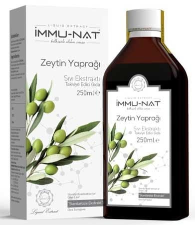 İmmunat Zeytin Yaprağı Ekstraktı (Olive Europaea) 250 Ml 980,00 TL