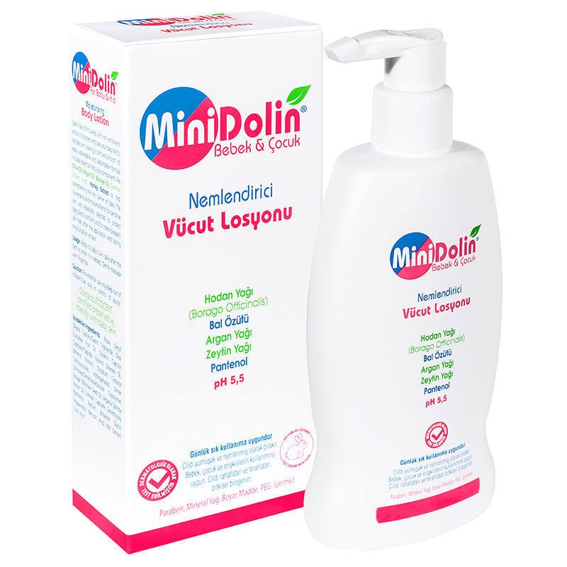 Minidolin Nemlendirici Vücut Losyonu 250 ml
